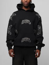 Silver Rhinestone Hoodie