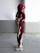 Crimson Wave Co-ord Set