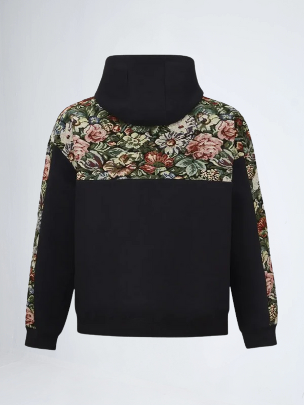 Floral Jacquard Hoodie