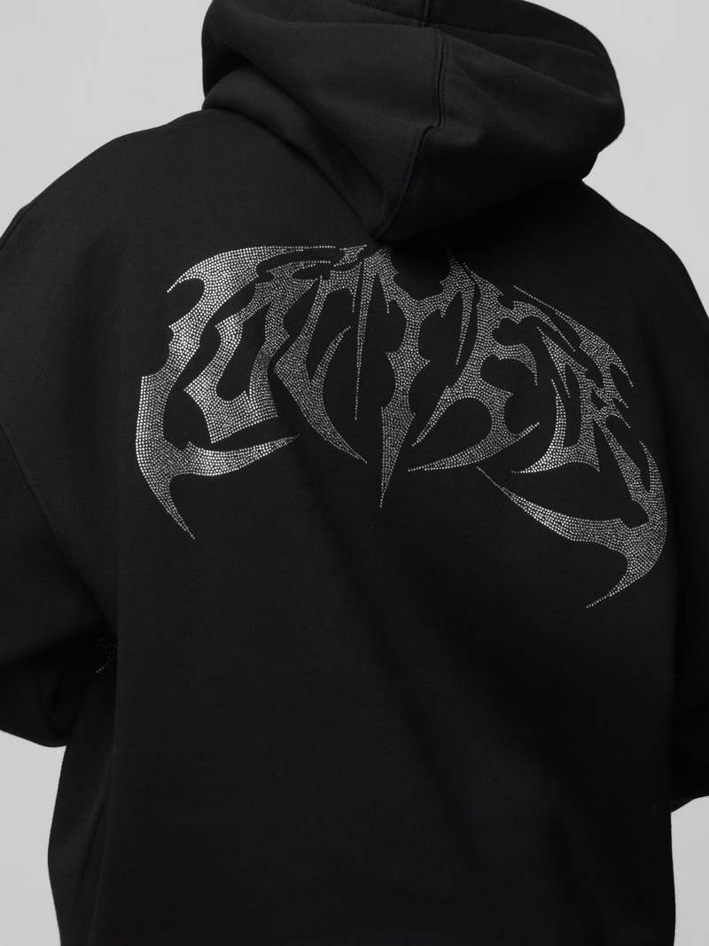 Silver Rhinestone Hoodie