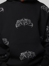 Silver Rhinestone Hoodie