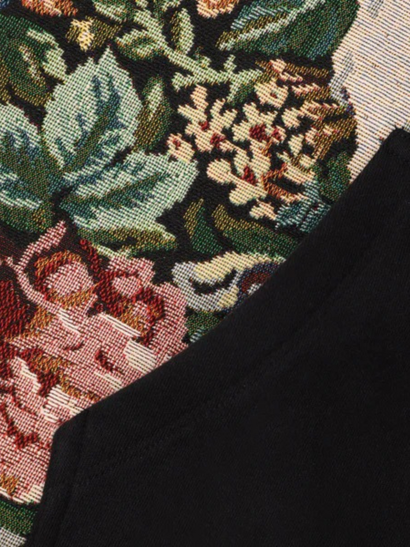 Floral Jacquard Hoodie